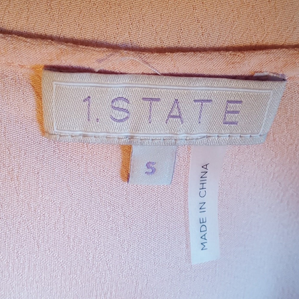 1. State Rayon Asymmetrical Cold Shoulder Top - Picture 7 of 8